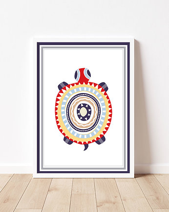 Plakat do pokoju dziecka, żółw, Dekorando