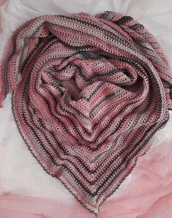 Szydełkowa chusta handmade 200/100, crochetszelka