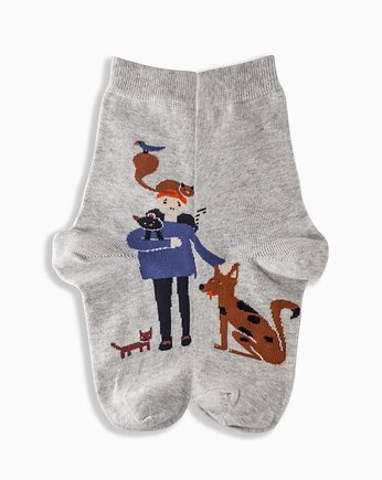 Kolorowe Skarpetki - Dogcats Socks, Prezent Socks