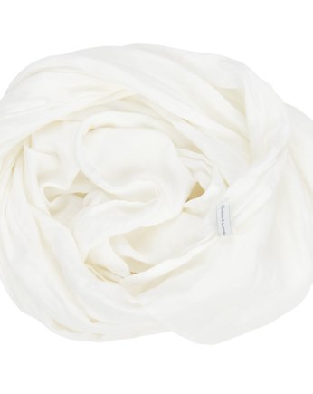Chusta PN dla dorosłych lniana Biały, Cotton & Sweets