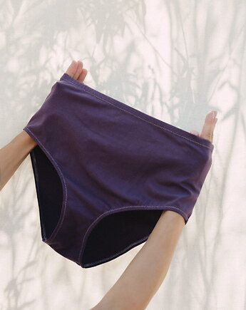Figi wysokie  plum cotton, FIG the BRA