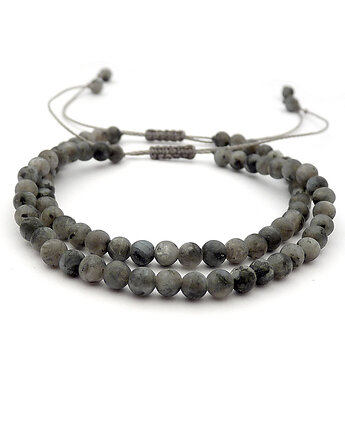 Matowe kamienie norweskie Komplet bransoletek, galeria nuit
