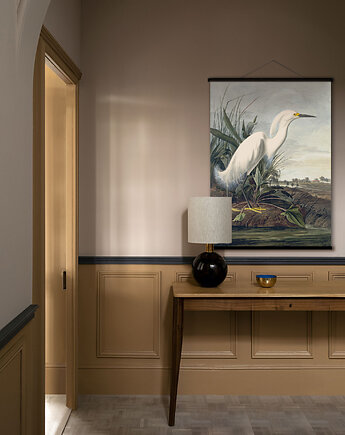 Duży obraz na płótnie - Czapla Śnieżna - John James Audubon, Dekoracje PATKA Patrycja Kita