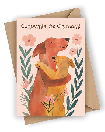 Kartka okolicznościowa- Cudownie, że Cię mam!, Czarna Owca Karteczki