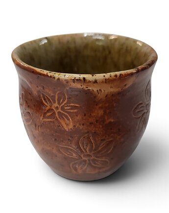 Ceramiczny kubek - czarka, ArtByLeika