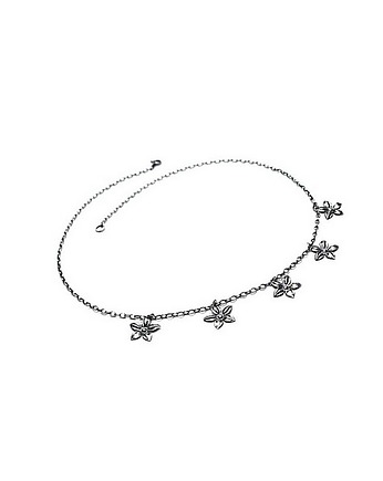 Choker silver flower - naszyjnik, Katia i krokodyl