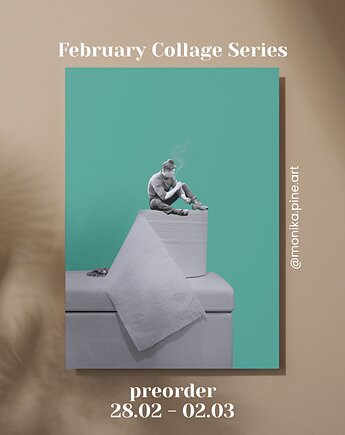 Plakat Kolaż Tribute to Toilet Paper & Chill!, pine art