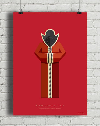 Plakat Flash Gordon - Imperator Ming, minimalmill