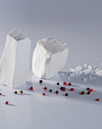 Rock & Salt zestaw na sól i pieprz / biała porcelana, Modus Design