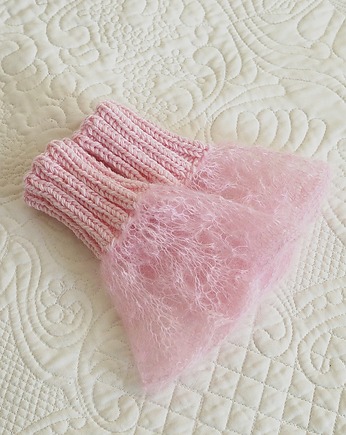 Mankiety w różowym kolorze, MonDu