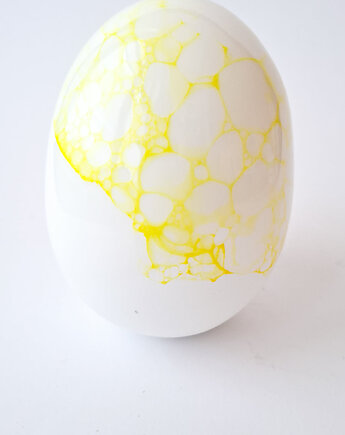 Duże porcelanowe jajko pisanka 13 cm, Pracownia Unikatu