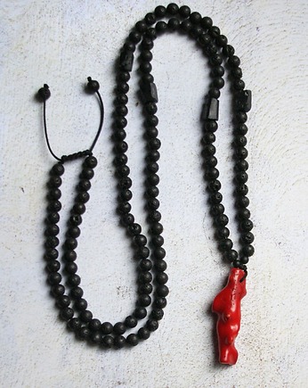 S A L E : UNIKATOWY naszyjnik MĘSKI :: koral, kaktusia