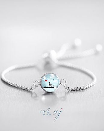 Star Girl Love Rower -  stalowa bransoletka, Ewa Saj Fotografie