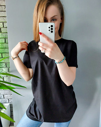T-SHIRT OVERSIZE I275 CZARNY, sentley