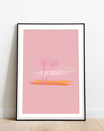 "Paradise"-Nowoczesna Grafika Ścienna, holi craft