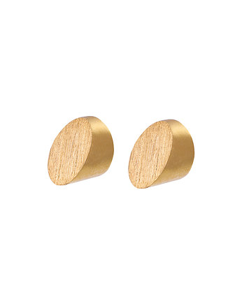 Kolczyki  LUNA/złocone/szronione, Daria Siwiak Jewellery