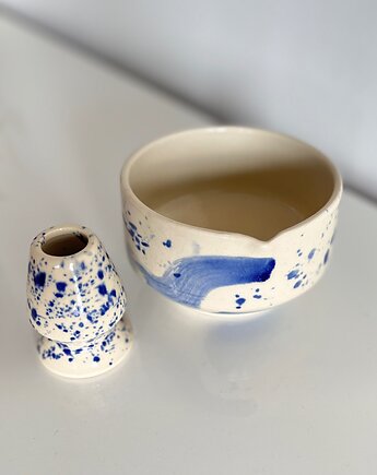 Zestaw ceramiczny do matcha, Bliss.