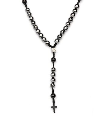 Męski różaniec Mega Hematyt, Kulka Bransoletki