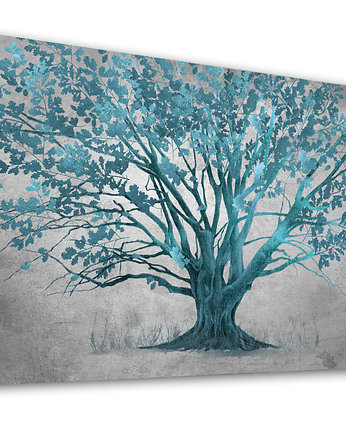 Obraz na płótnie do salonu drzewem 120x80cm, LUdesign gallery