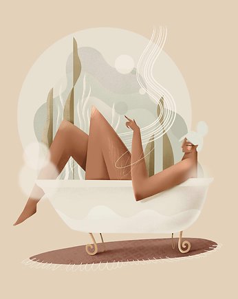 Ilustracja BATH, Sandra Chojecka