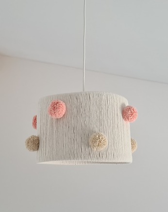 Lampa sufitowa Pink PomPoms, OKAZJE - Prezent na Baby shower