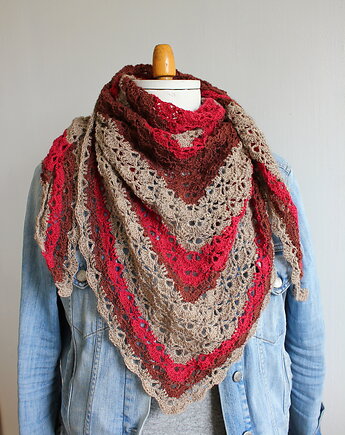 Chusta szydełkowa tricolors 2, RękaProduction