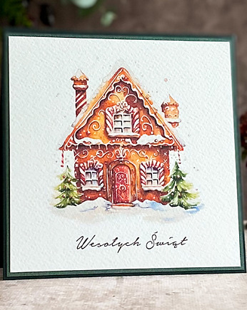 Personalizowana kartka na Boże Narodzenie, BN 50, Anna Art and Crafts