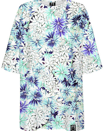 DR.CROW T-shirt Damski Oversize Bright Floral, DrCrow