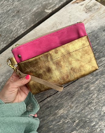 Saszetka Hot Pink & Gold, DomilkowyDomek