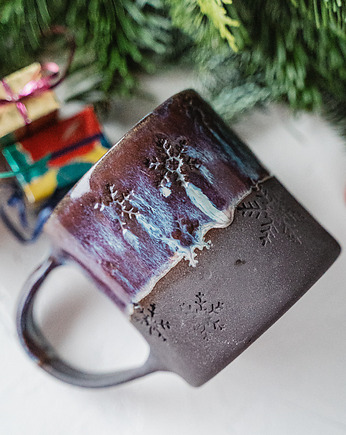 Kubek z uchem SNOW, rękoczyny