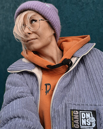 Sztruksowa Kurtka Teddy Lila 3879576 - Pakamera.pl