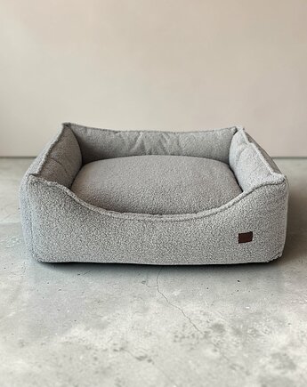 Legowisko Kanapa Boucle szara Premium S  Pieski Dwa, Pieski Dwa