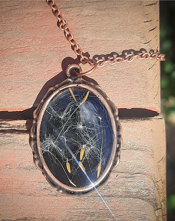 Wisiorek z dmuchawcem, Figa handmade accessories