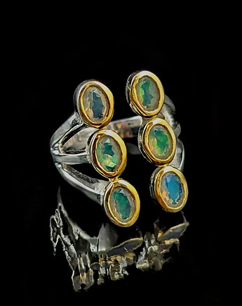 Pierścionek baśniowy z opalami, Pracownia Neores