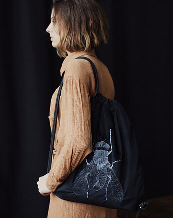 KRUK & MUCHA velvetowy plecak, MioUnico