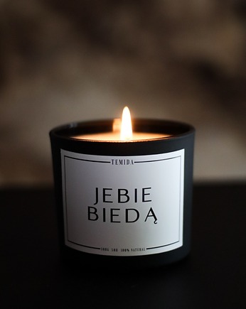 Świeca sojowa zapachowa Jebie Biedą, Temida Soy Candles