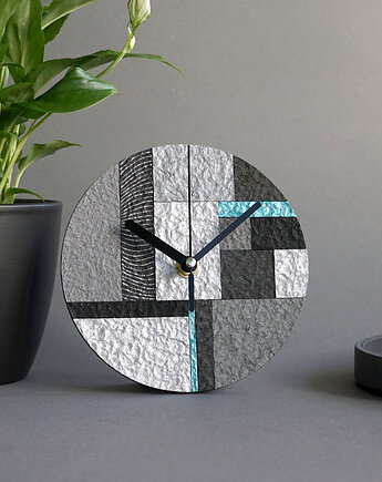 Nowoczesny zegar stojący - zero waste, STUDIO blureco