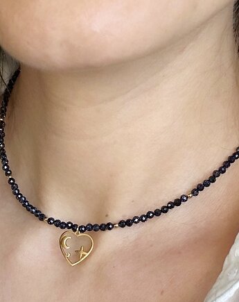 Naszyjnik Noc Kairu Serce i Księżyc, Lajka