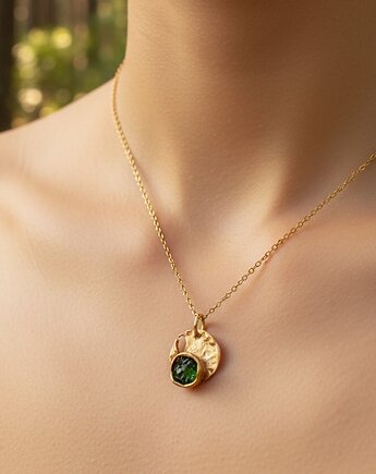 Naszyjnik z Zielonym Diopsydem, TulipBIJOU