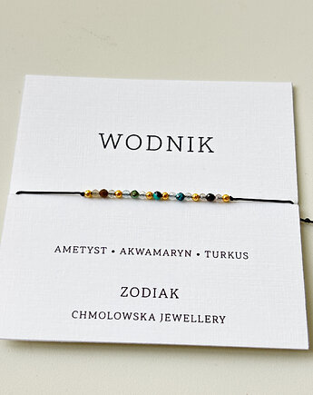 Zodiak bransoletka WODNIK, Chmolowska Jewellery