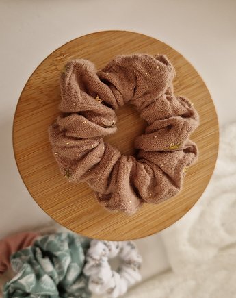 Gumka scrunchie średnia, maka design