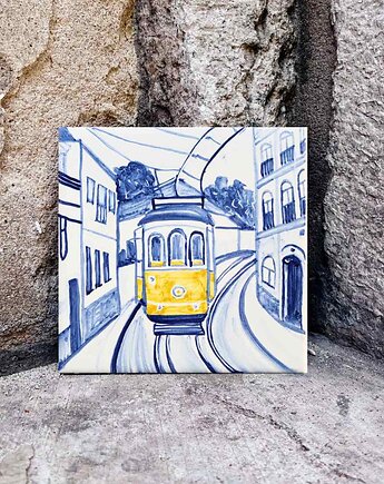 Lizbona i tramwaj 28 - portugalski klasyk, AZUL kafelki