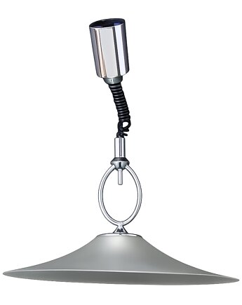 Lampa wisząca Helestra Niemcy lata 70. Chrom i szkło matowe Vintage, Relikt design