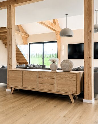 Komoda Bufetowa "XL" Niska / Komoda pod telewizor / Sideboard / 200cm, Drevutnia