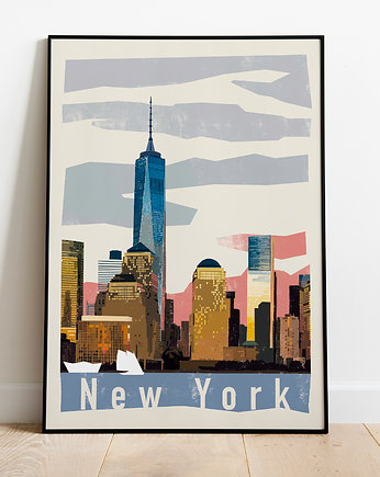 Plakat New York, kama.illustration