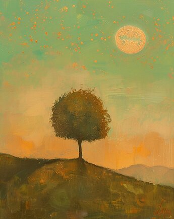 Plakat -Lonely tree 2, Harry Monkey