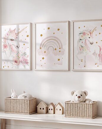 Jednorożec tęcza zestaw 3, Mała Pracownia DK