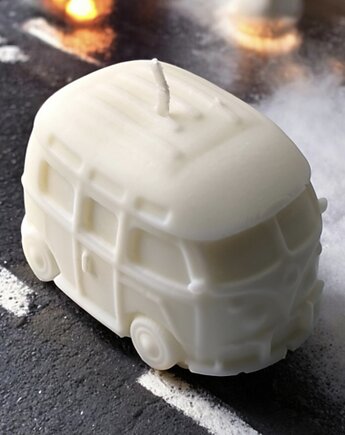 Świeca sojowa autobus- świeca dekoracyjna, Oyka Candle