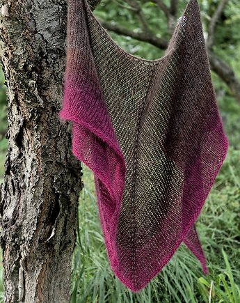 REZERWACJA DLA P. BEATY!!! Burgund w chmurach, agat handmade