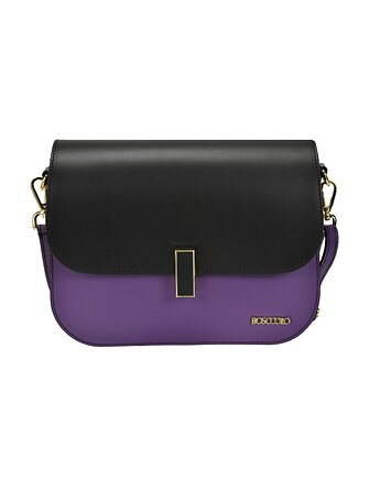 Torebka Skórzana z ozdobnym zapięciem (6189), BOSCCOLO